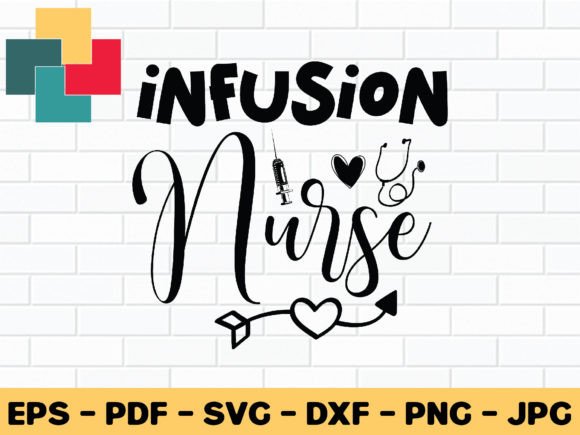 Infusion Nurse Svg Design: Graphics and Crafts for Editorial Use