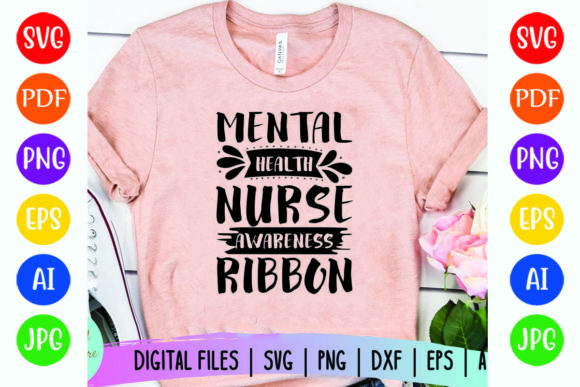 Mental Health Nurse Awareness Ribbon