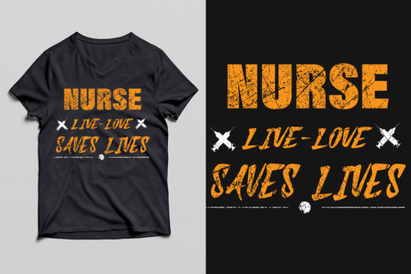NURSE SAVE LIFE T-SHIRT DESIGN
