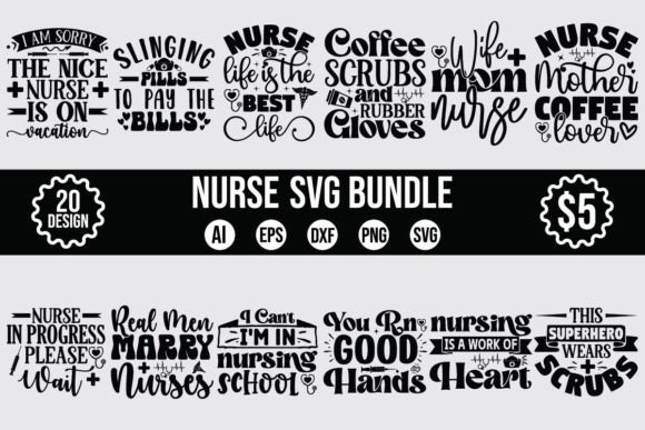 Nurse SVG Bundle Vol-11