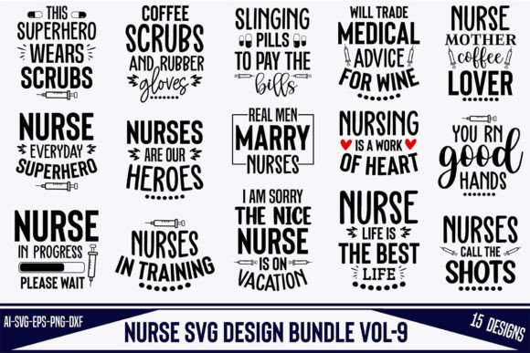 NURSE SVG DESIGN BUNDLE VOL-9
