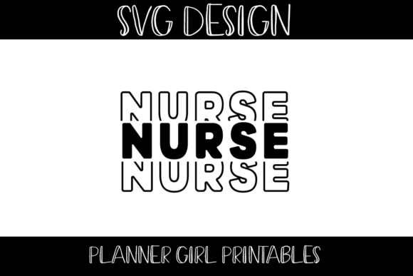 Nurse SVG Design for Crafts and Graphics