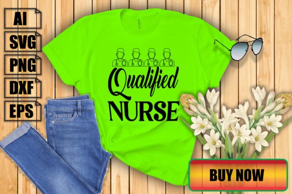 Qualified Nurse Graphics and Print Templates