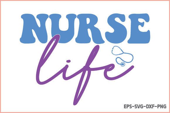 Retro Nurse SVG - Nurse Life