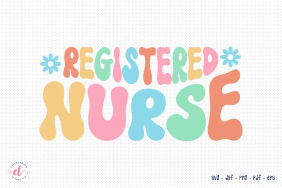 Retro Nurse SVG - Registered Nurse
