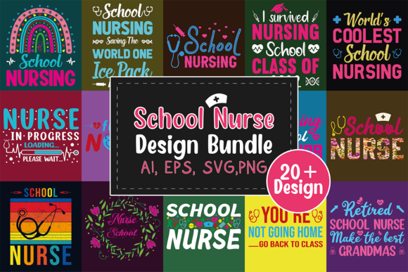 School Nurse Design Bundle