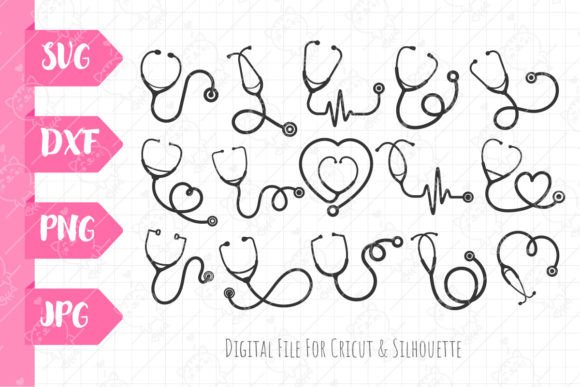 Stethoscope SVG: Graphics for Crafts and Creative Design