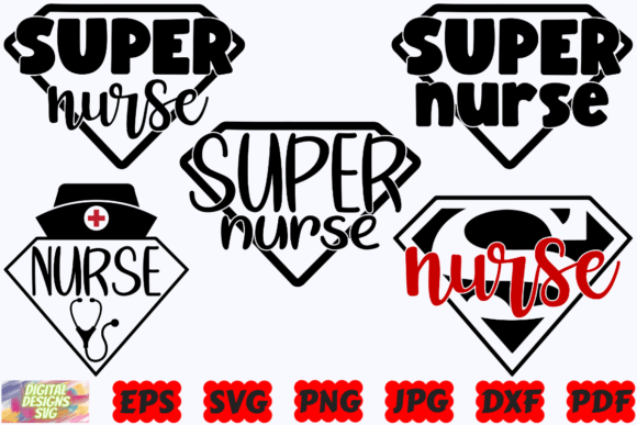 Super Nurse SVG Nurse Life